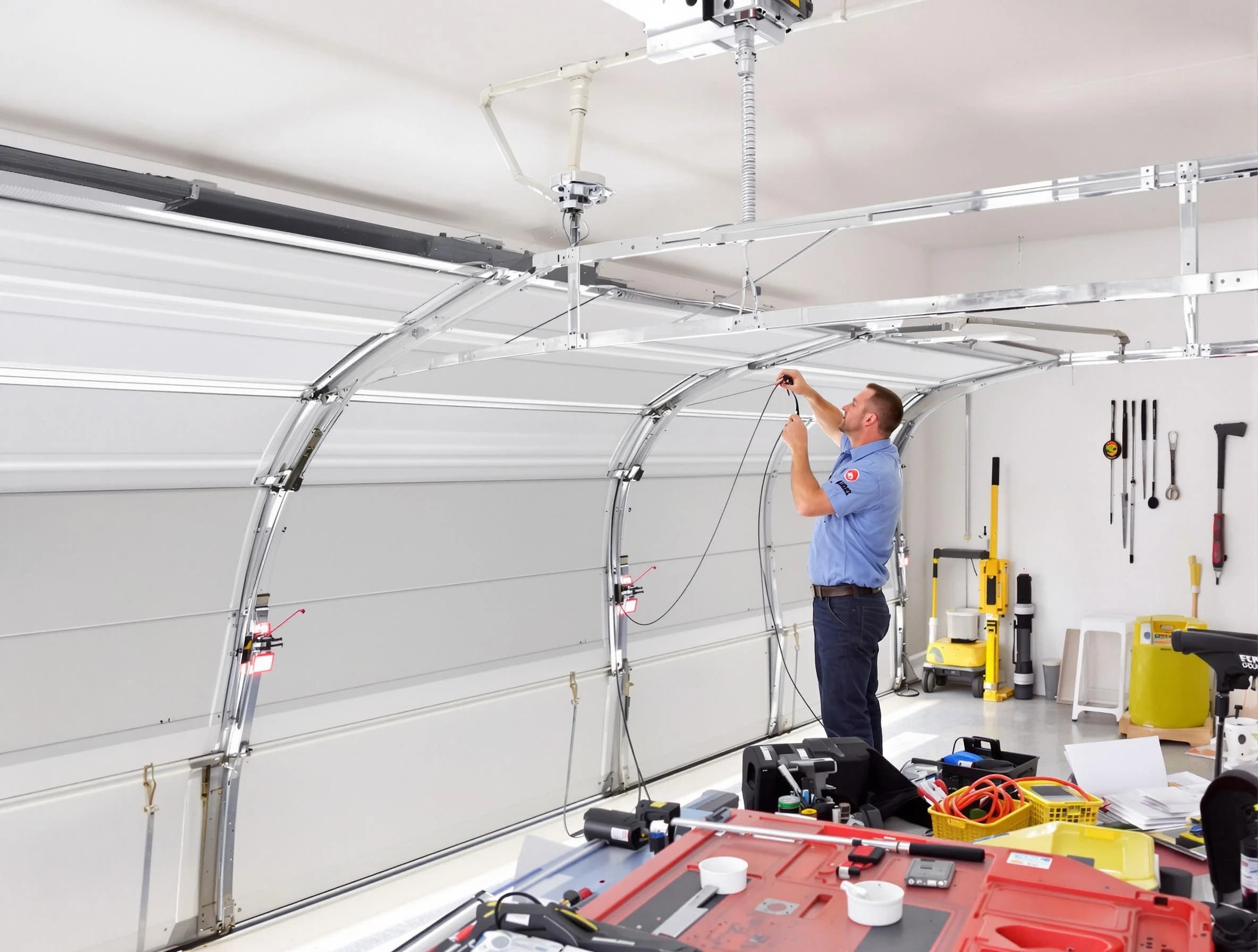 Garage door cable repair service by Scotch Plains Garage Door Repair in Scotch Plains