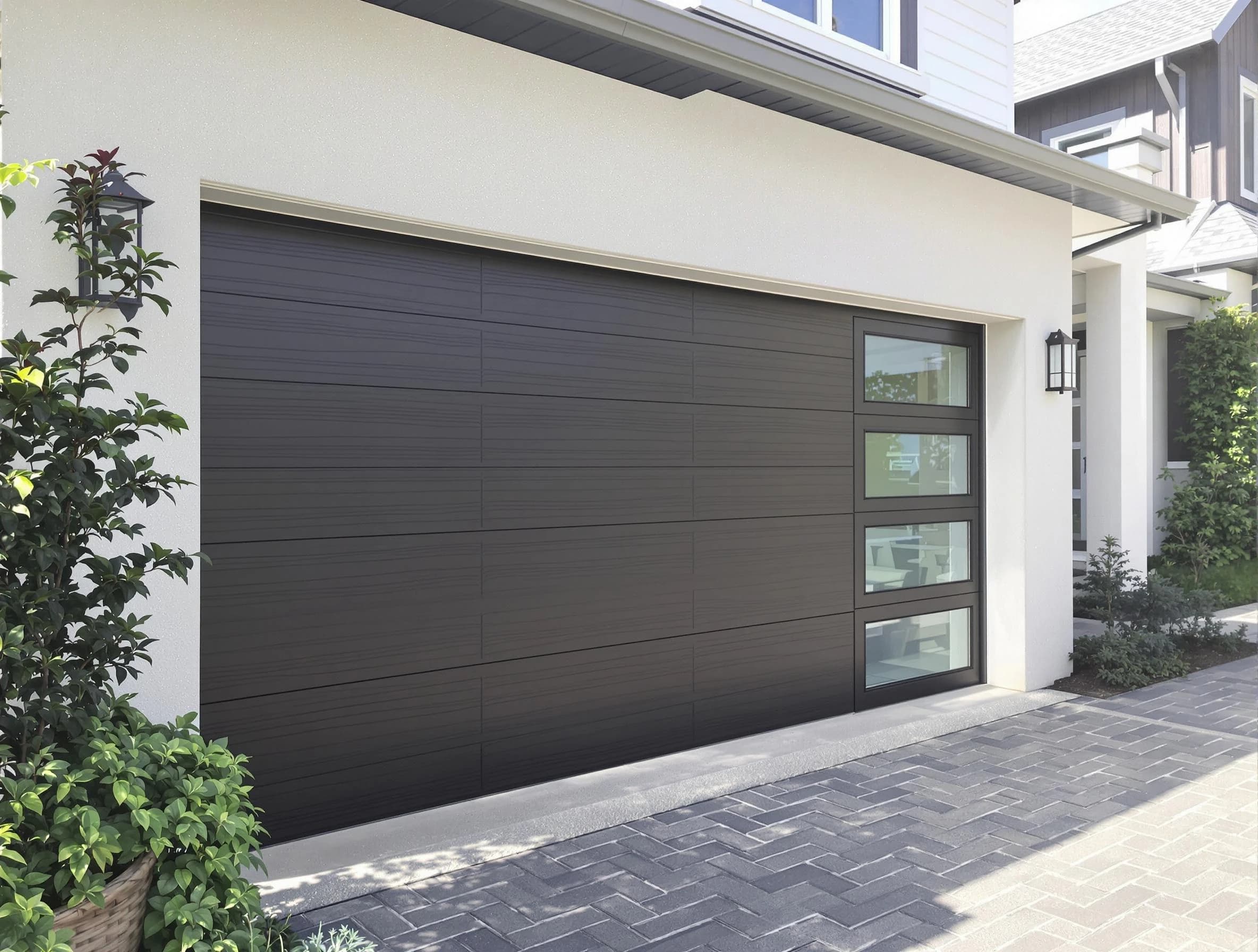 Custom garage door installation by Scotch Plains Garage Door Repair in Scotch Plains