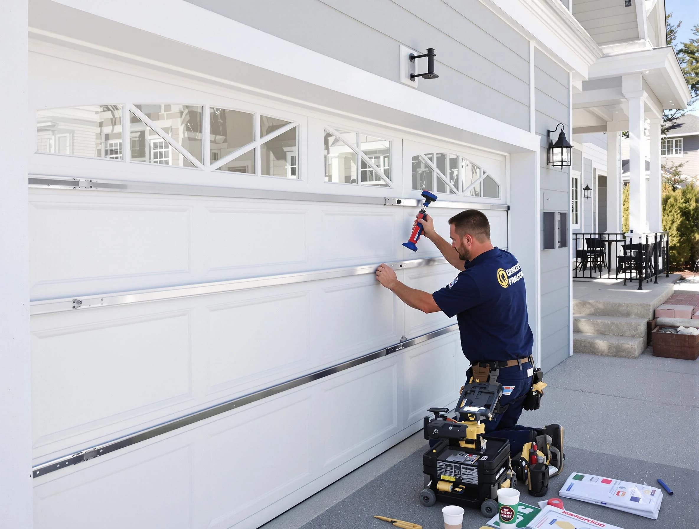 Professional garage door installation by Scotch Plains Garage Door Repair in Scotch Plains