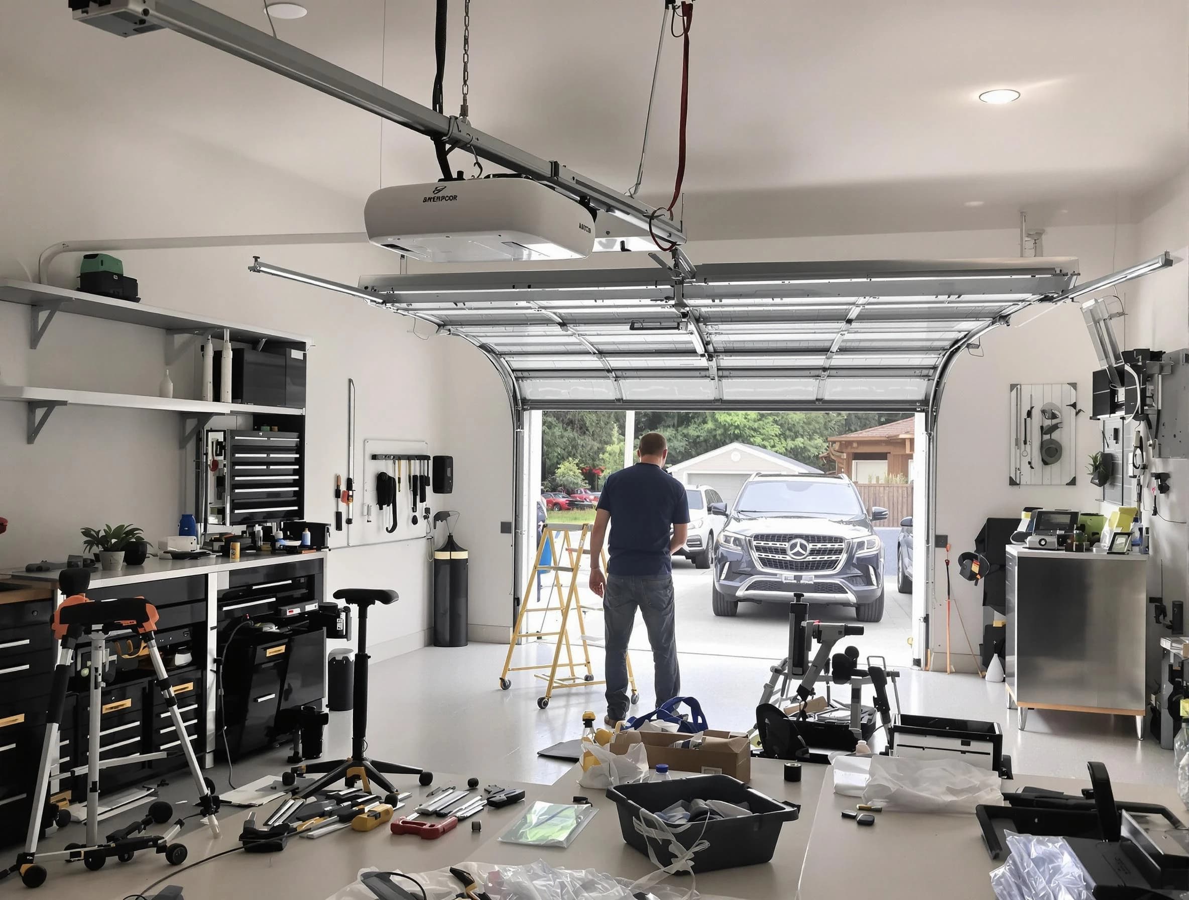 Garage door opener installation by Scotch Plains Garage Door Repair in Scotch Plains