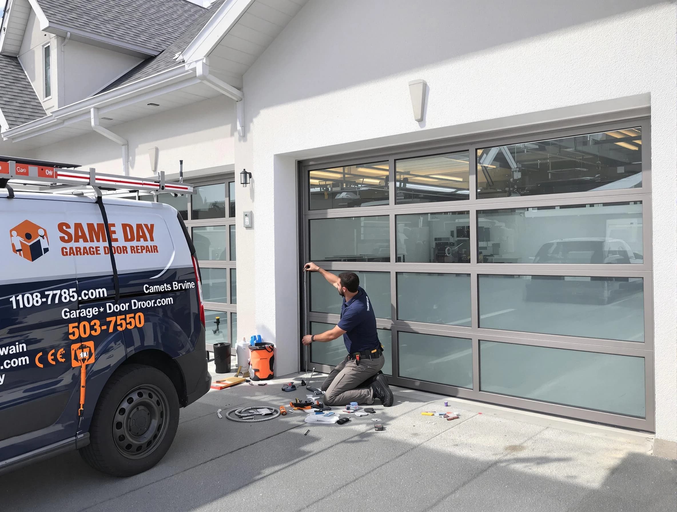 Same-day garage door repair service by Scotch Plains Garage Door Repair in Scotch Plains